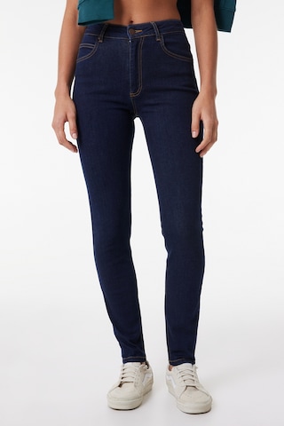 Lee Scarlett Skinny Fit Dar Kesim Yüksek Bel Çok Dar Paça Siyah Kadın Esnek Jean Denim Kot Pantolon L62602336 Siyah