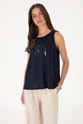 U.S. Polo Assn. Kadın Lacivert Kolsuz Bisiklet Yaka Tişört 50305609-VR033