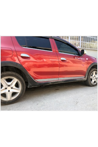 Dacia Sandero Stepway Krom Cam Çıtası Seti 4 Prç. 2012-2020