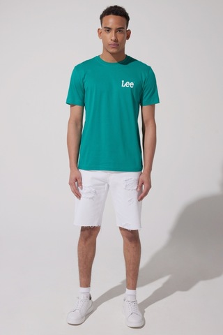 Regular Fit Normal Kesim %100 Pamuk Normal Bel Beyaz Jean Kot Şort L23163100 Beyaz