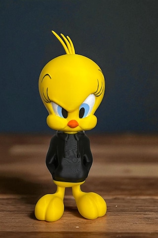 21 Cm 3d Baskı Tweety Figürü, Looney Tunes Figür, Çizgi Film Figürü Tweety