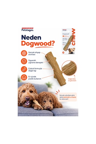 Petstages Dogwood Durable Stick Bitmeyen Kemik Köpek Oyuncağı Xsmall