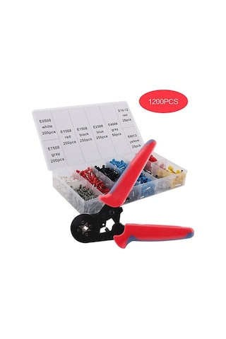 Fortunelane Profesyonel Kablaj Pencesi - 1200 Uç Seti, 0.25-10mm² Çok Fonksiyonlu