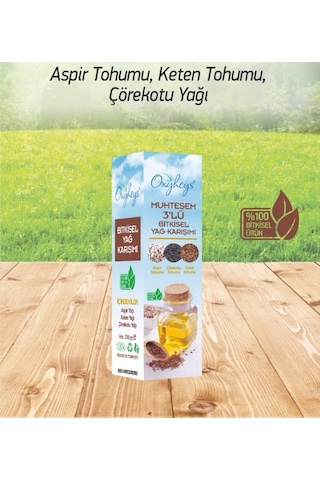 Oxyheys Muhteşem 3 Lü Bitkisel Yağ Karışımı