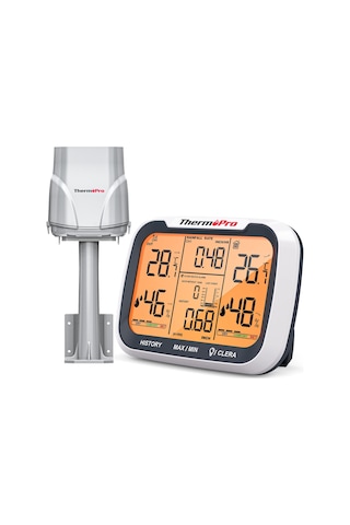 Thermopro Tp270 Termometre İç/dış Mekan Profesyonel Dijital Sıcaklık Ve Nem Ölçer