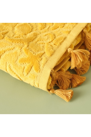 Bella Maison %100 Pamuk Jolia Banyo Havlusu Sarı 90 x 150 CM Sarı