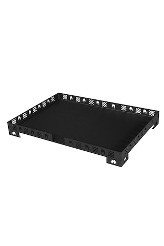 Soba Altlığı Saç Tabla 75x75 Cm Siyah