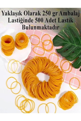 Ambalaj Lastiği 250 Gr 2 Paket Brons 500 Gr Para Lastigi Paket Lastiği Kopmaz %100 Kauçuk Elastik Kaliteli
