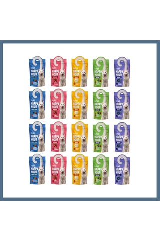 Buradabulabilirsin Reflex Happy Hour Kedi Ödülü 60gr Karışık - 20 Adet Bbz