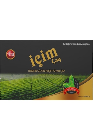 İçim Çay Demlik Süzen Poşet Siyah Çay 5 KG