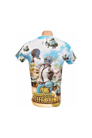 Pubg Palyer Baskı Gamer Tshirt Çok Renkli