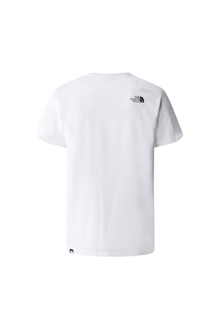 The North Face M S/s Simple Dome Tee Erkek T-shirt-28095 Beyaz