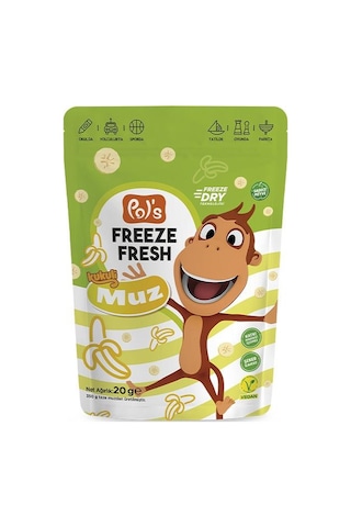Freeze Fresh Kukuli Muz 20 Gr 20 G