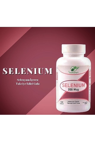 Yurdavit Selenium 200 Mcg 120 Tablet