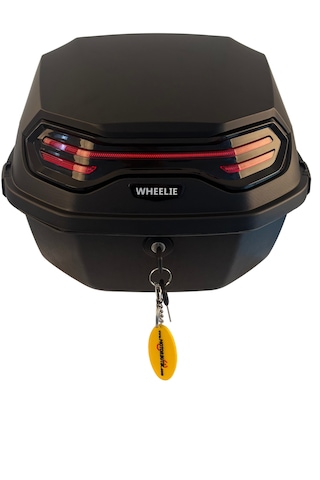 Wheelıe Xt08-fs 32 Litre Motosiklet Arka Çanta Mat Siyah