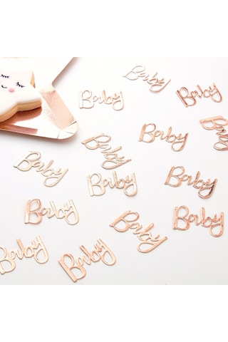 Baby Shower Konfeti - Rose Gold Tüm Yaşlar