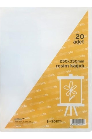 Umur Resım Kagıdı 25X35 20 Lı Poset
