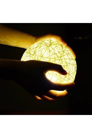 Reedark Koyun Başlıklı Usb Şarjlı Kumandalı Gece Lambası - Gri, Orta Boy, 10 Parlaklık Seviyesi Ve Zamanlayıcı Fonksiyonu Gri