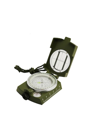 Dofolink Military Yeşili Dış Mekan Pusula - Yüksek Doğruluklu K4580 Amerika Tipi Kuzey Gösterici Çok Fonksiyonlu