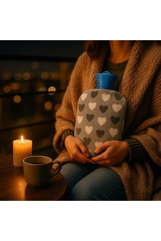 2 Litre Kılıflı Sıcak Su Torbası Renkli