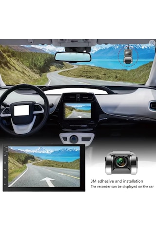 Hd Dash Cam Arabası Usb Adas Dvr Çift Lensli Kamera Videosu Android Için Özel Single Lens None