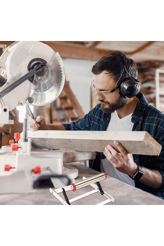 Xindoker Stahl Çelik Kesici Makine Ayaklığı - 55-135mm Yükseklik Ayarlı, Katlanabilir, Kayar Rulolu, Kesim İçin Sabit Platform