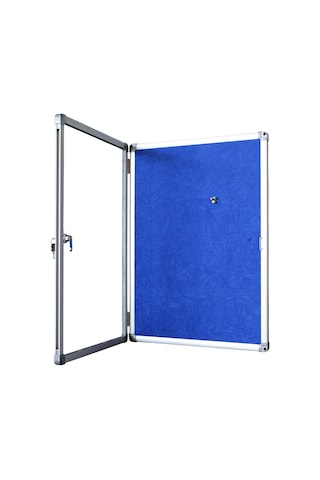 Camekanlı Anahtarlı Apartman İlan Panosu - Duyuru Panosu 70 x 100 CM