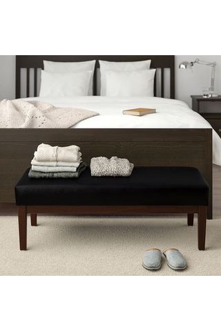 Ikea Ekenäset Bank, Jonsbyn Siyah, 112 Cm
