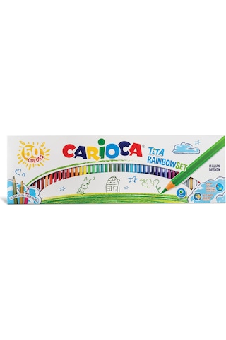 Carioca Tita RainbowSet Kuru Boya Kalemi 50'li