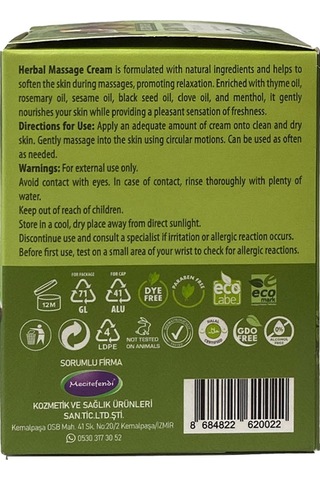 Cosmecit Bitkisel Masaj Kremi 90 Gr