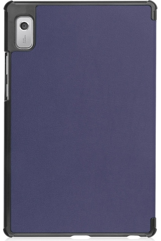 Prestigegoods Lenovo Tab M9 İçin Pu Deri Kılıf & 3 Katlı Stand Kapak Çizilmez, Mikrofiber Astarlı Tablet Kılıfı Arka Kapak