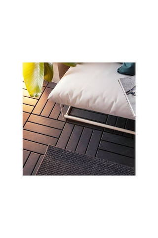 Ikea Runnen Yer Döşemesi, Koyu Gri, 0,81 M², 9 Adet