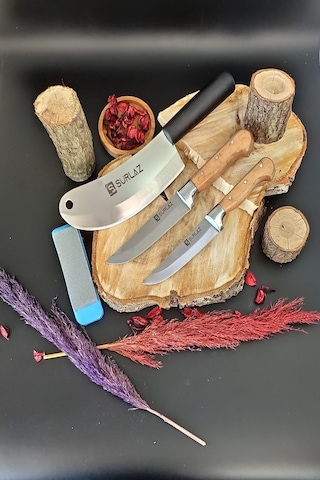 Sürmene 4'lü Kasap Bıçak Seti