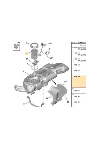 Depo Şamandırası 206 70830003