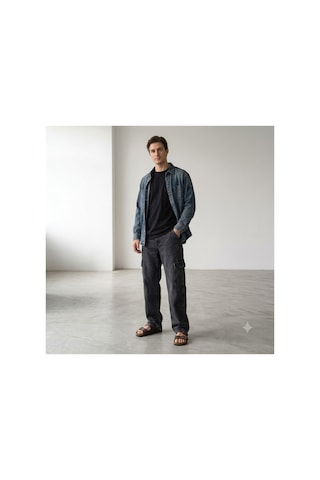 Levi's 568 Loose Straight Erkek Kargo Jean Pantolon-000lp00020 Füme - Antrasit