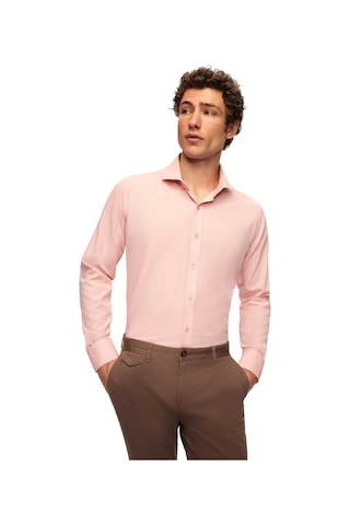 D'S Damat Ds Damat Slim Fit Gül Kurusu Italyan Yaka Dar Kesim Klasik Kravatlık Uzun Kollu Kolay Ütülenebilir 2HF02ORT5185 Gülkurusu