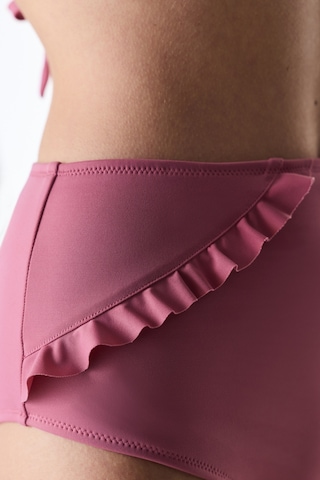 Penti Gül Pembesi New High Ruffle Bikini Altı