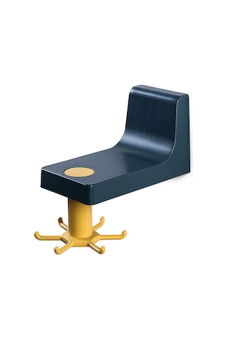 Maiyame Abs Malzeme 360 Döner, Delme Yok, Mutfak/banyo Çekmeceli Asma Rak, Kaşık/pala/peçete Saklama, Konforlu Kurulum Mavi