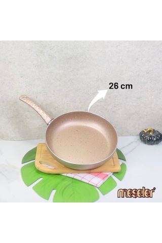 Meşeler Granit Tava 26 CM Rose