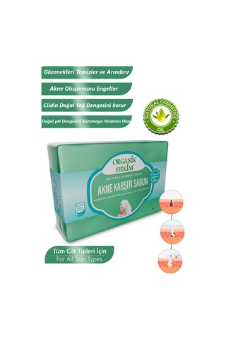 Akne Karşıtı Doğal Kırışıklık Sabunu Antı Acne Soap