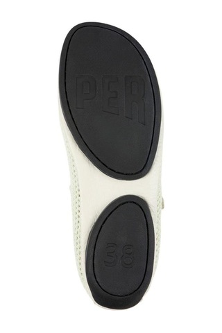 Right Kadın Beyaz Deri Babet K201402-007-6713 Ekru