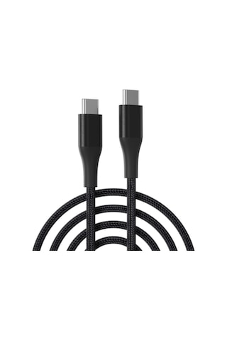ALLY PD 100W 5A Hızlı Şarj Usb Type-C Kablo 1Metre Kevlar Kablo