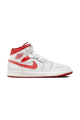 Nike Air Jordan Mid Se Leather Mens Sneaker Hakiki Deri Erkek Günlük Basketbol Spor Ayakkabı Beyaz