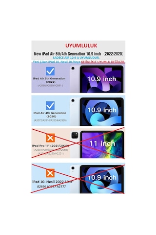 Apple Ipad Air 4 10.9 Paper Like Mat Ekran Koruyucu A2072 A2316-24-25 10.nesil Değildir
