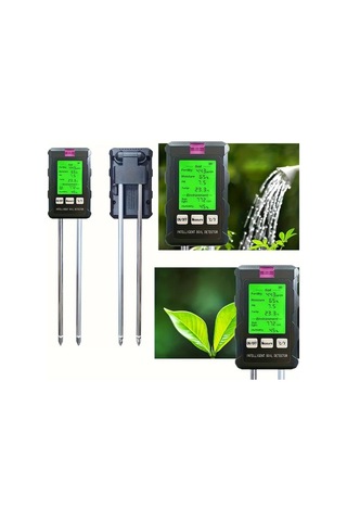Motion003 6'sı 1 Arada Toprak Analiz Metre Nem Ph Işık Sıcaklık Testi 6'da 1 Toprak Testi