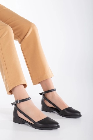 Rayna Kısa Topuk Cilt Ayakkabı 1961 Sıyah