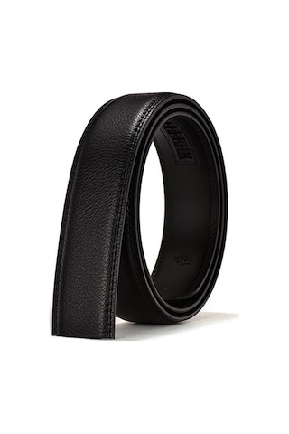 Otomatik Kemerler Için Tokasız Kemeri Sadece Şerit Siyah