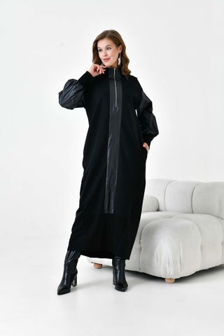 FTZ Women Ftz Kadın İki İp Elbise Siyah 30950 Siyah
