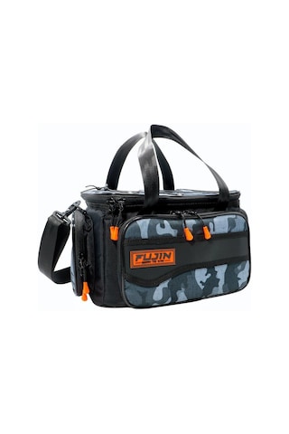 Fujin Black Camo Helper Bag - Balıkçı Çantası