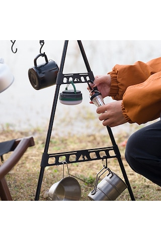 Xindoker Kamp Triko Depolama Rafı Yan Kilitleri - Sağlamlık Ve Asma Özelliği İle Taşınabilir Nilon Aksesuarlar Büyük Boy, 2 Adet Diğer